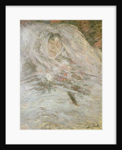 Camille Monet on her Deathbed, 1879 by Claude Monet