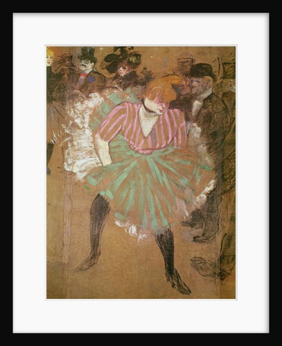 Panels for the Goulue house, at the Tréne fair in Paris. The Dance at the Moulin-Rouge: la Goulue, 1895 by Henri de Toulouse-Lautrec