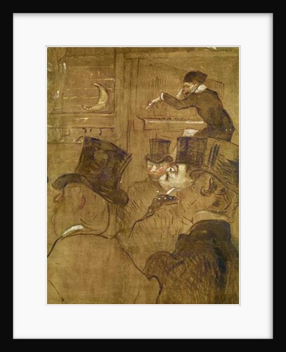 Signs for the Goulue house, at the Trone Fair in Paris. The Moorish Dance: La Gouloue at the Foire du Tréne, 1895 by Henri de Toulouse-Lautrec