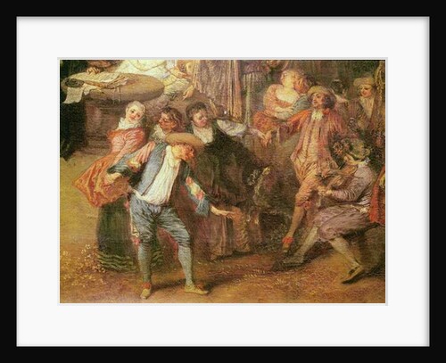 The Prenuptial Agreement and the Rustic Ball, c. 1712-13 by Jean Antoine Watteau