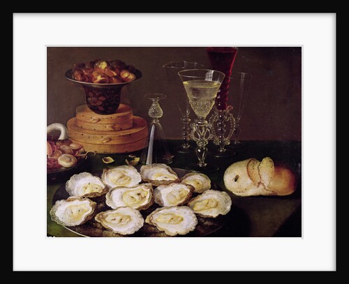 Still Life with Oysters and Glasses, 1606 by Osias the Elder Beert