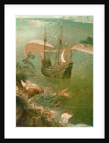 Landscape with the Fall of Icarus, c.1555 by Pieter the Elder Bruegel