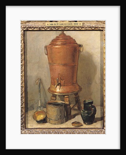 The Copper Drinking Fountain, c.1733-34 by Jean-Baptiste Simeon Chardin