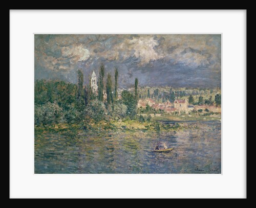 Landscape with a Thunderstorm, Vetheuil by Claude Monet