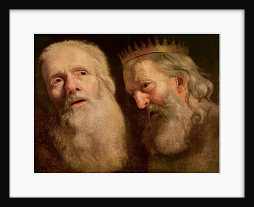 Study of the Heads of Two Old Men by Philippe de Champaigne