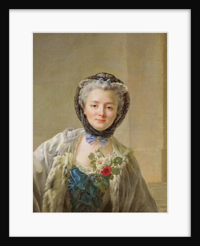 Portrait of Madame Drouais c.1758 by Francois-Hubert Drouais