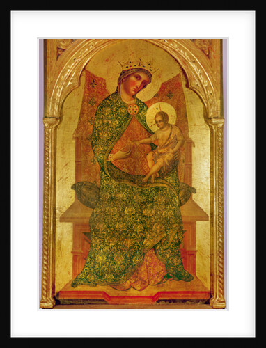 Virgin and Child in the central panel of a Polyptych, 1354 by Paolo Veneziano