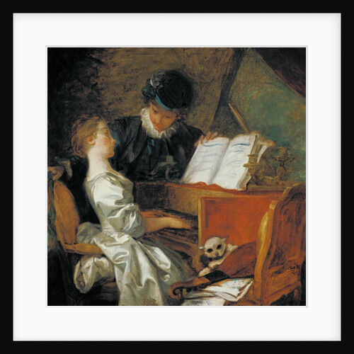 The Music Lesson by Jean-Honore Fragonard