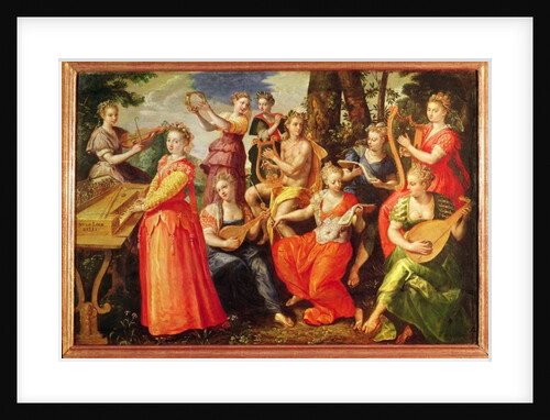 Apollo and the Muses by Maarten de Vos