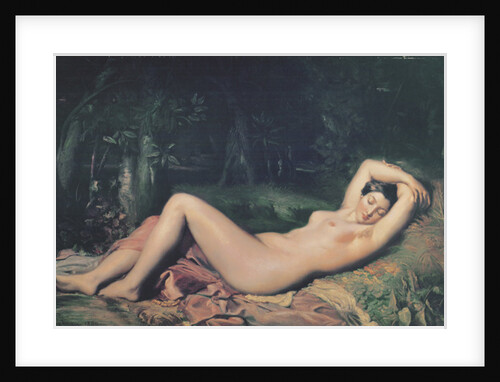 A Sleeping Nymph, 1850 by Theodore Chasseriau