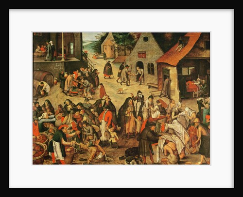 Works of Mercy by Pieter the Younger Brueghel