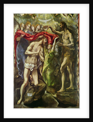 The Baptism of Christ, 1596-1600 by El Greco