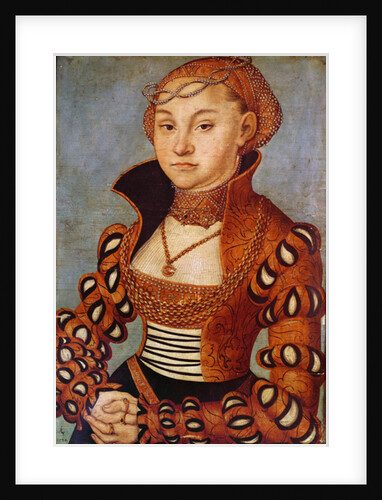 Portrait of a Noble Saxon Woman, 1534 by Lucas the Elder Cranach