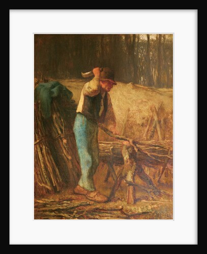 The Wood Splitter by Jean-Francois Millet