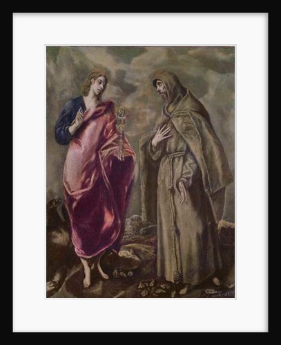 Saint John the Evangelist and Saint Francis of Assisi, c.1608 by El (1541-1614) Greco