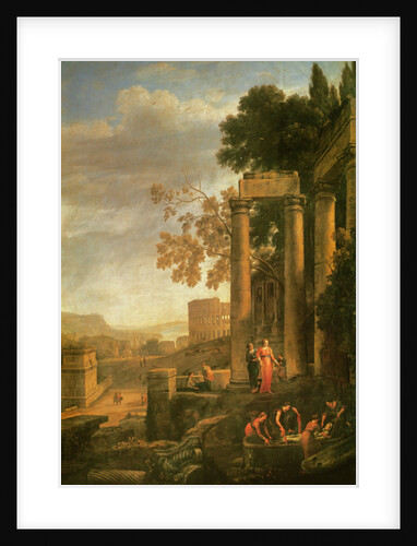 Landscape, the Burial of Saint Serapia by Claude Lorrain