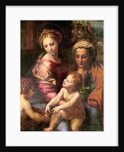 The Holy Family, detail: the Virgin, Saint Elizabeth and Child, c.1518 by Raphael