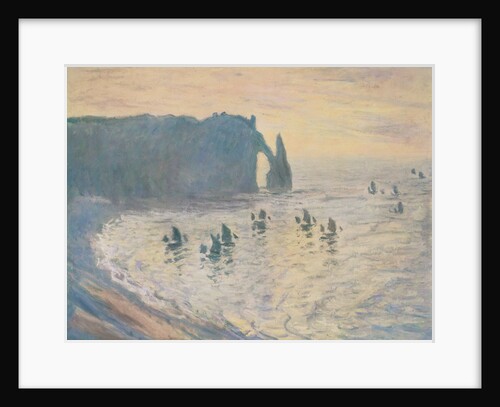 The Cliffs at Etretat, 1886 by Claude Monet