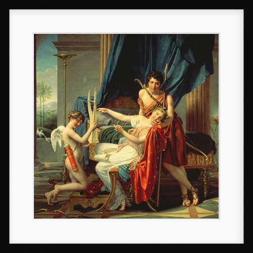 Sappho and Phaon, 1809 by Jacques Louis David