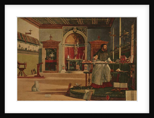 Vision of St Augustine by Vittore Carpaccio