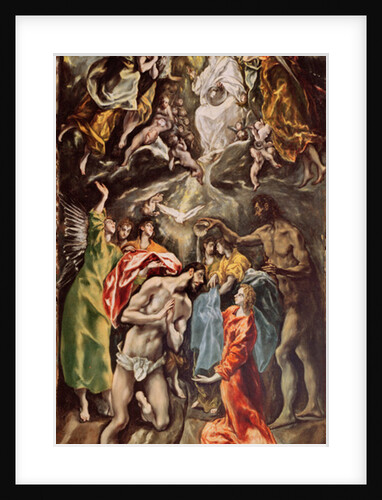The Baptism of Christ, 1608-14 by El Greco