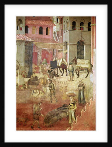 Effects of Good Government in City by Ambrogio Lorenzetti