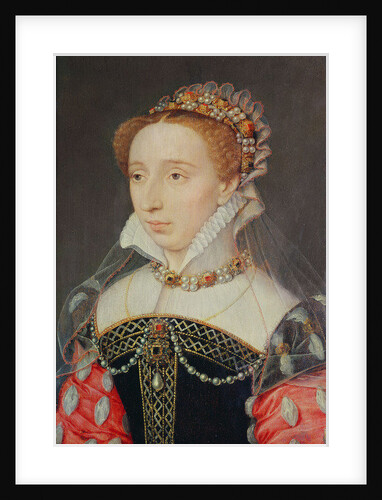 Portrait of Anne de Pienne, lady in waiting to Mary Stuart, c.1560 by Francois Clouet