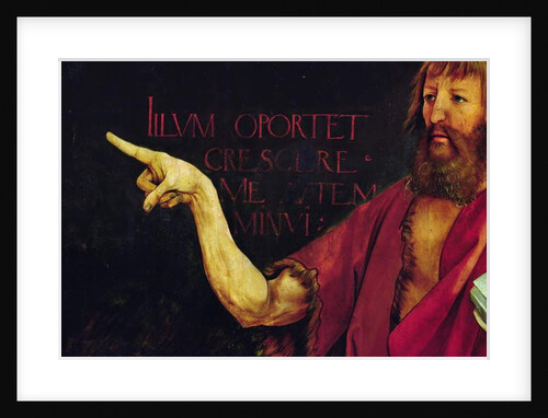 Detail of the arm of John the Baptist by Matthias Grunewald