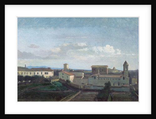 Rome, The Church of Trinità dei Monti by Antoine Auguste Ernest Herbert or Hebert