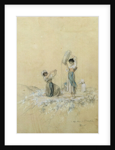 The Winnowers, 1866 by Antoine Auguste Ernest Herbert or Hebert