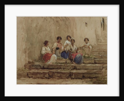 Rope braiders by Antoine Auguste Ernest Herbert or Hebert