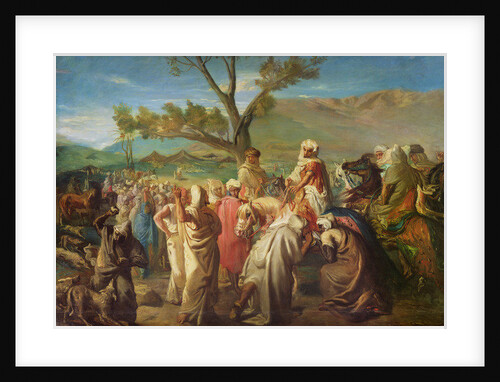 Caid visiting a Douar, 1849 by Theodore Chasseriau