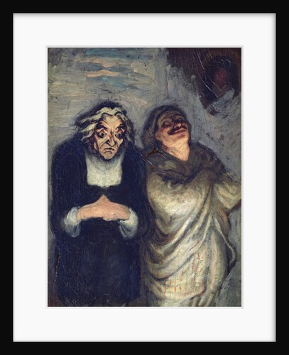 A Scapin or Comedy Scene, c.1863-1865 by Honore Daumier