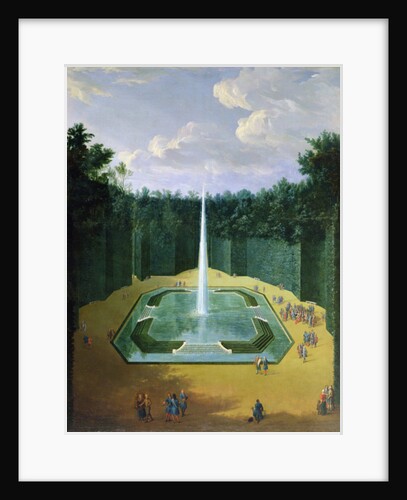 View of the Fountain Obelisk in the Gardens of Versailles by Pierre-Denis Martin