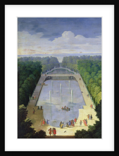The Water Mirror Basin and Île Royale, c.1688 by Etienne Allegrain