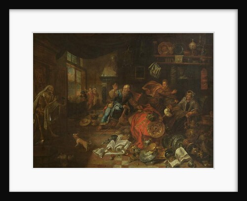 Death at the Usurer by Leonard Bramer