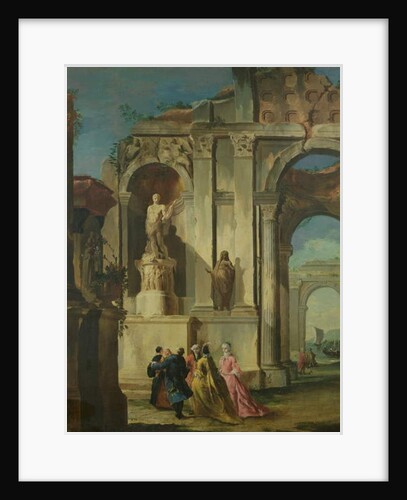 Visit to Ruins by Francesco Guardi