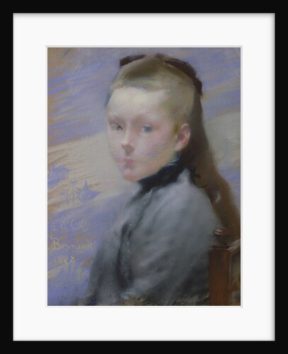 Portrait of the artist's daughter by Paul Albert Besnard