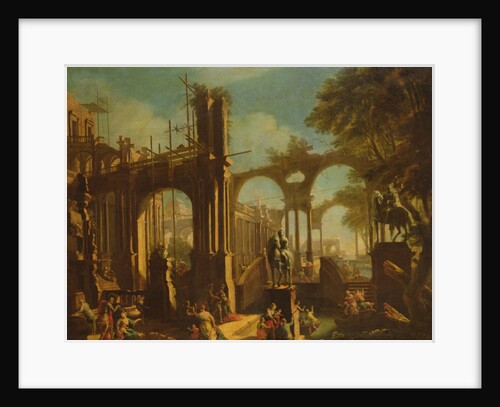 Ruins of the Baths of Caracalla by Giovanni Ghisolfi