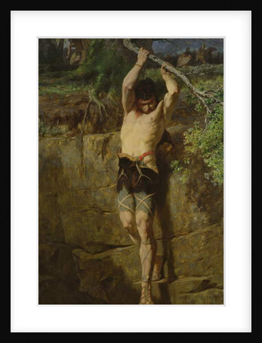 Escape of a Gallic prisoner by Evariste Vital Luminais