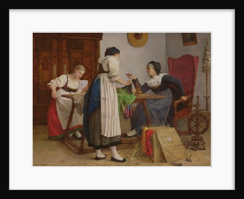 The letter from Tonkin, 1898 by Camille Alfred Pabst