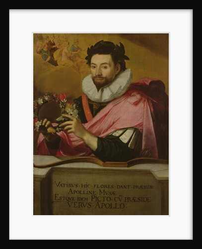 Portrait of Jean de Caulet with Apollo's crown, 1635 by Jean Chalette