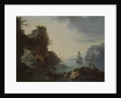 Fishing by Francois Valentin Gazard