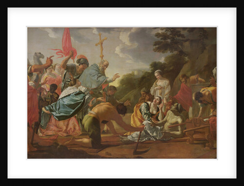 The Invention of the True Cross by Simon Vouet