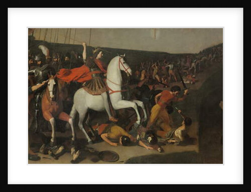 The Battle of Milvian Bridge, Victory of Constantine over Maxentius by Nicolas Tournier