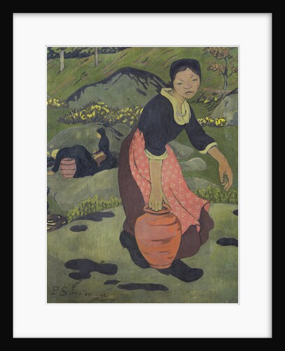 Young Breton girl with a jug, 1892 by Paul Serusier
