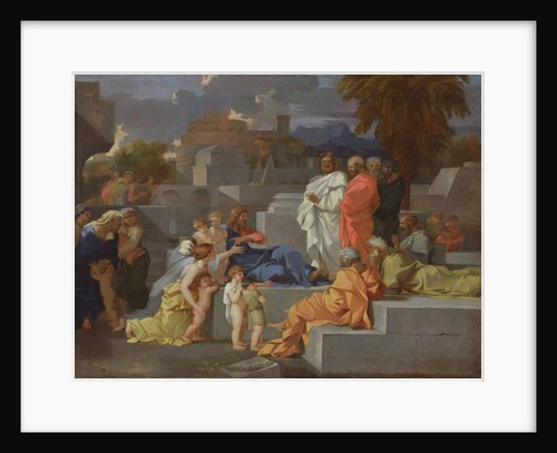 Christ with the Children by Sebastien Bourdon
