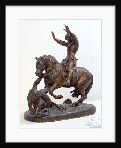 Charles VI in the Forest of Le Mans, 1833 by Antoine Louis Barye