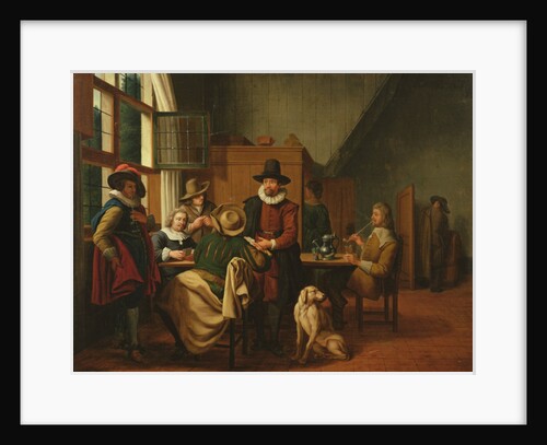Interior of a tavern by Jan Josef the Elder Horemans