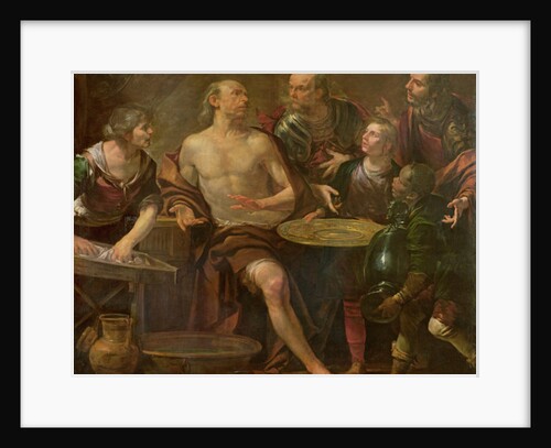 Phocion refusing the gifts of Alexander by Gioacchino Assereto